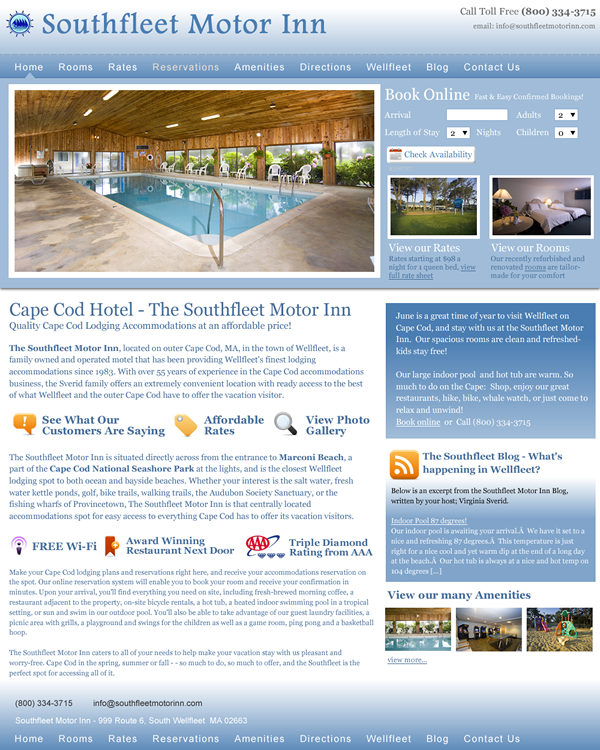 Southfleet Motor Inn Southfleet Home Page Design