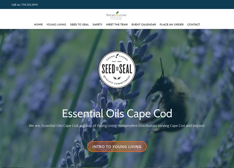 essential-oils-cape-cod-website-launch