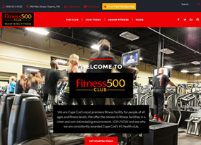 New Website Launch – Fitness 500 Club