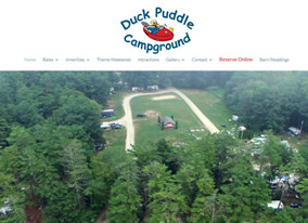 NEW Duck Puddle Campground Website