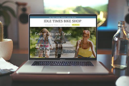 Idle Times Bike Shop Website
