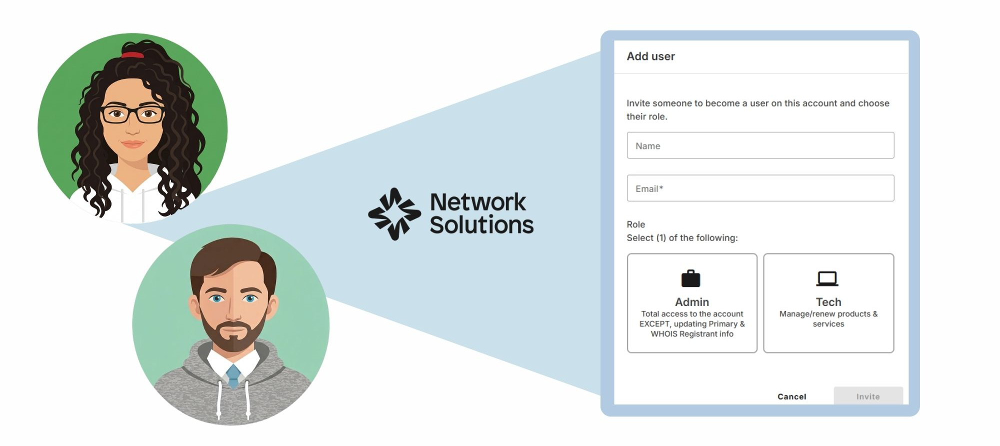 How to Add COLEwebdev as a Delegate User in Network Solutions